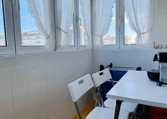 Playa La Cortadura & Parking Free Grupo Ac Gestion 아파트